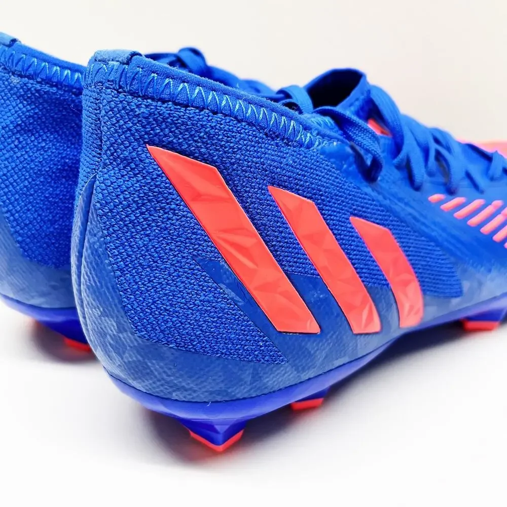 NEW Adidas Predator Edge .2 FG Blue Soccer Football Cleats Shoes Mens Size 5.5